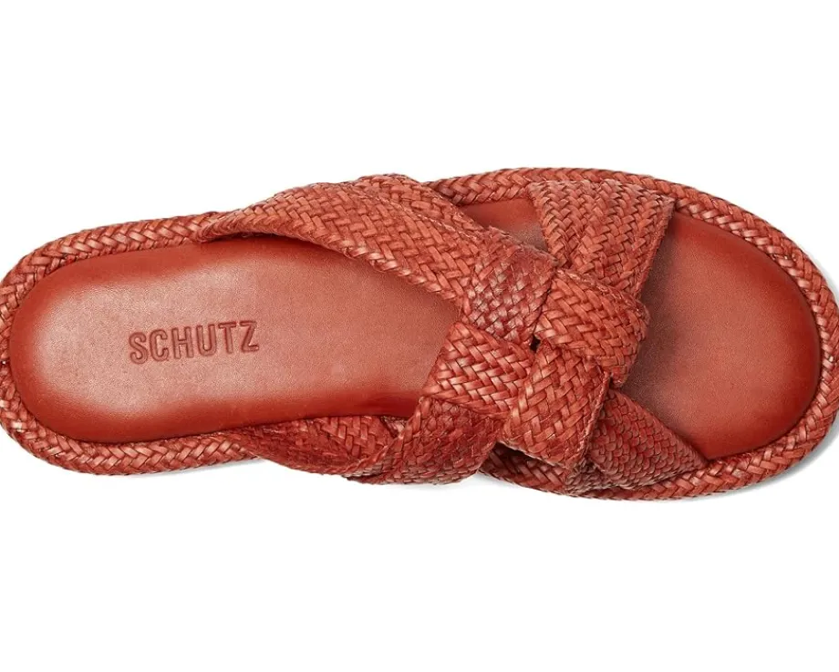 Schutz Kali Flat Sunset Ochre Discount