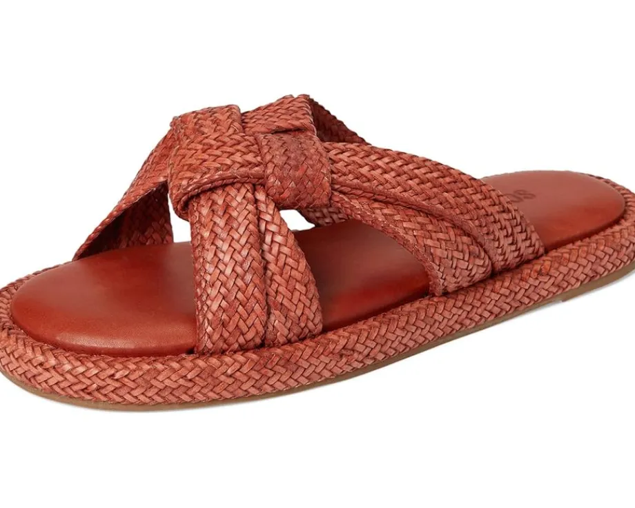 Schutz Kali Flat Sunset Ochre Discount