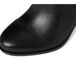 Naturalizer Kalina-Stretch Extra Wide Calf Boots Black Leather and Fabric Sale