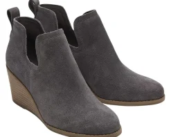 TOMS Kallie - Wide Pavement Grey Suede Outlet