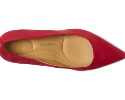 Nine West Kalore 9X9 Dark Red Suede Outlet