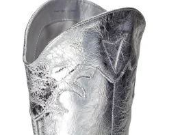 Dolce Vita Kasedy Silver Distressed Leather New