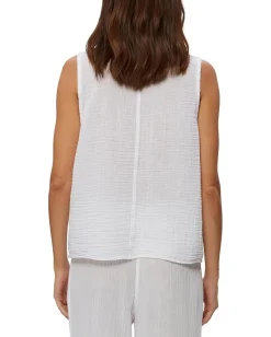 Michael Stars Kate Surplice Tank White Clearance