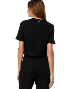 Ted Baker Katyyj Woven Tee with Welt Pockets Black Clearance