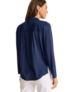 Women Tommy Bahama Kauai Hybrid Camp Shirt Long Sleeve