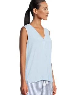 Tommy Bahama Kauai V-neck Tank Chambray Blue Heather Discount