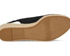 LifeStride Kayden Espadrille Black Fabric Hot