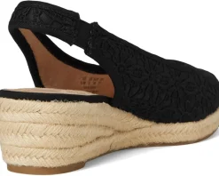 LifeStride Kayden Espadrille Black Fabric Hot
