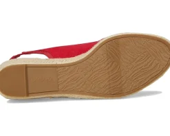 LifeStride Kayden Espadrille Fire Red Fabric Sale