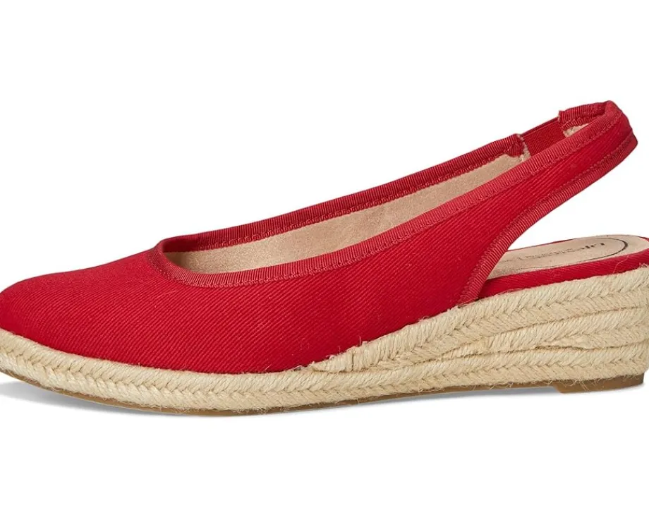 LifeStride Kayden Espadrille Fire Red Fabric Sale