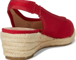 LifeStride Kayden Espadrille Fire Red Fabric Sale