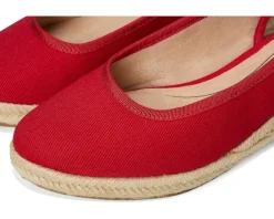 LifeStride Kayden Espadrille Fire Red Fabric Sale