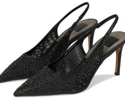 Dolce Vita Kaye Crystal Black Mesh Outlet