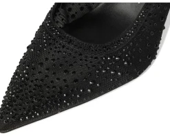 Dolce Vita Kaye Crystal Black Mesh Outlet