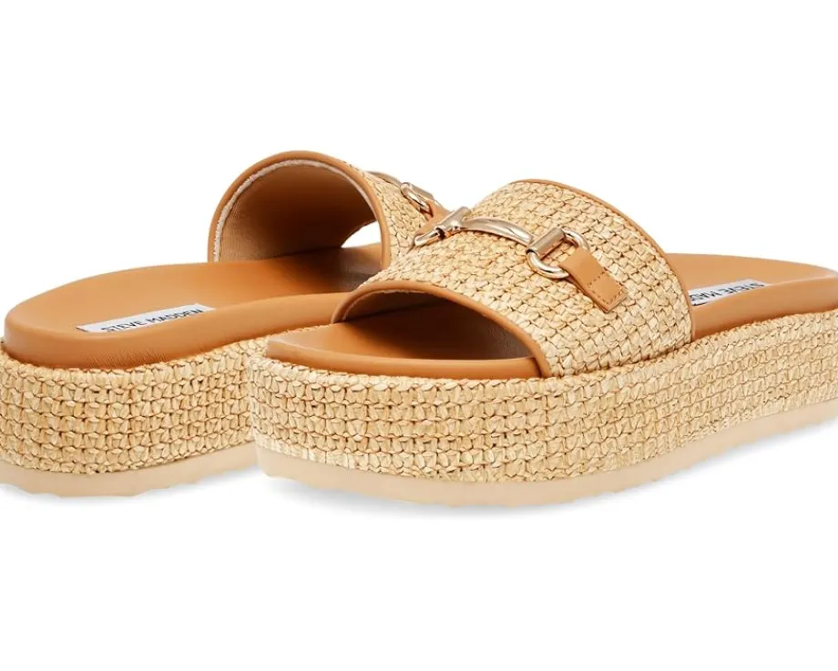 Steve Madden Kayley Natural Raffia Clearance
