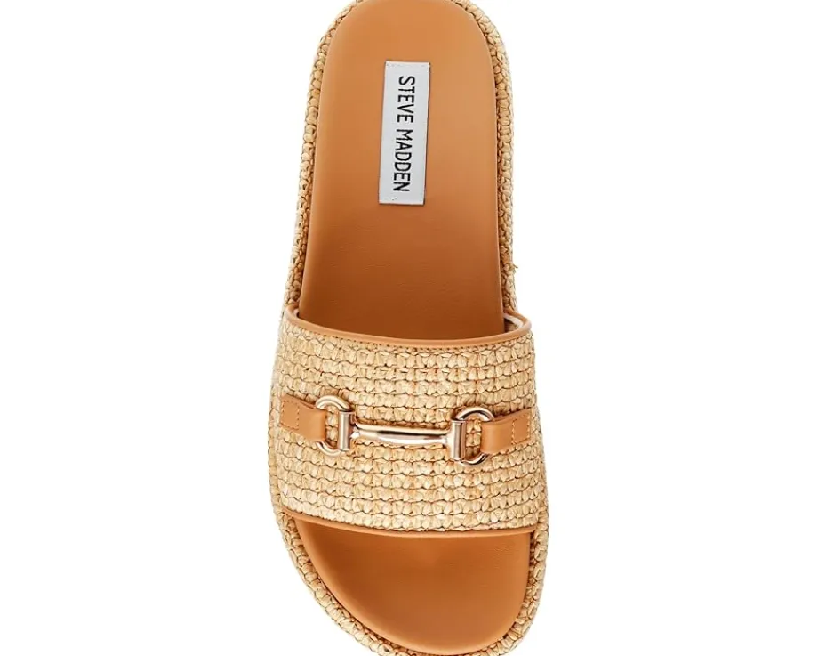 Steve Madden Kayley Natural Raffia Clearance
