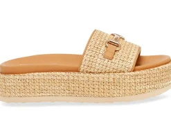 Steve Madden Kayley Natural Raffia Clearance