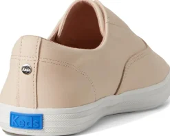 Keds Champion Square Toe Slip-On Peony Soft Leather Best