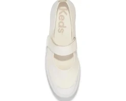 Keds Mary Jane White Canvas Discount