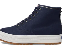 Keds X Rifle Paper The Platform Mid Bramble Fields Navy New