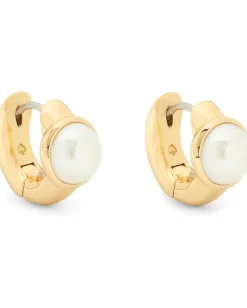 Kate Spade New York Keep Sparkling Round Huggies Cream/Gold Hot