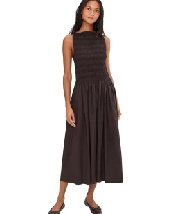 Madewell Keeran Dress Molasses Outlet