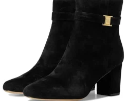 Women Lauren Ralph Lauren Kellie Suede Bootie Heel