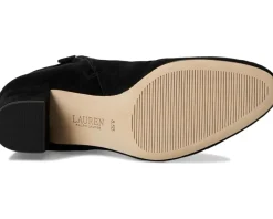 Women Lauren Ralph Lauren Kellie Suede Bootie Heel