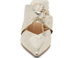 Dolce Vita Kelsy Platinum Distressed Leather Clearance