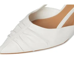 Vince Camuto Kelten Bunched Toe Slingback Pumps Bianco Best