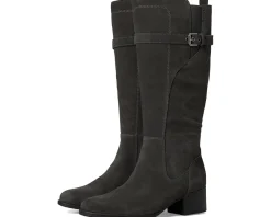 Naturalizer Kenna Knee High Boots Grey Suede Clearance