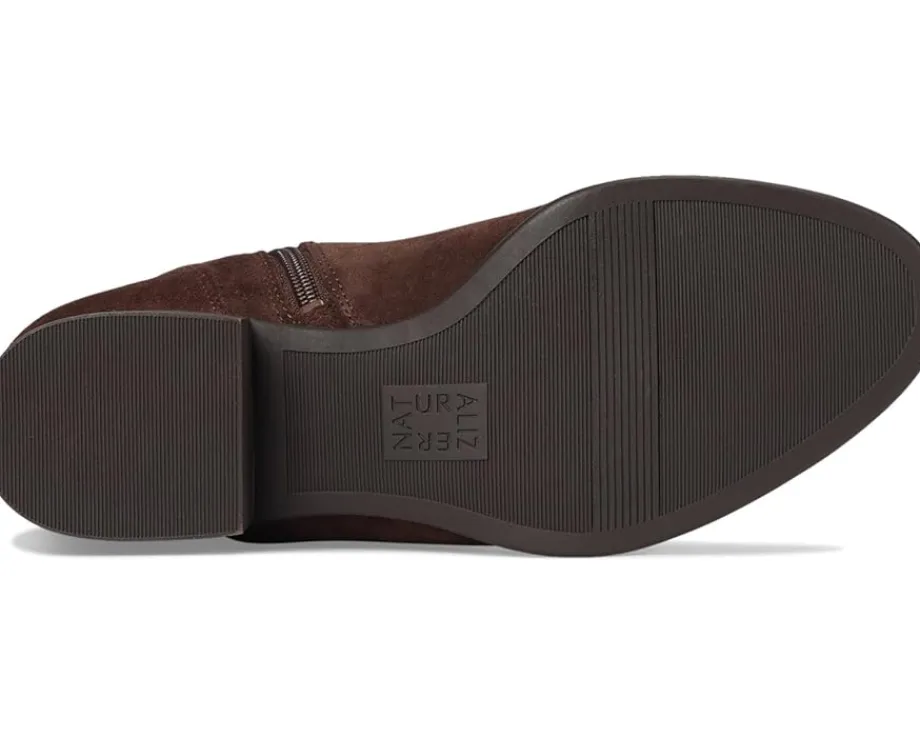 Naturalizer Kenna Knee High Boots Chocolate Bar Brown Suede Discount