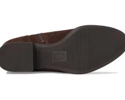 Naturalizer Kenna Wide Calf Knee High Boots Chocolate Bar Brown Suede Clearance