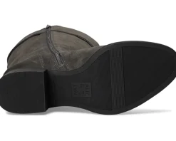 Naturalizer Kenna Wide Calf Knee High Boots Grey Suede Outlet