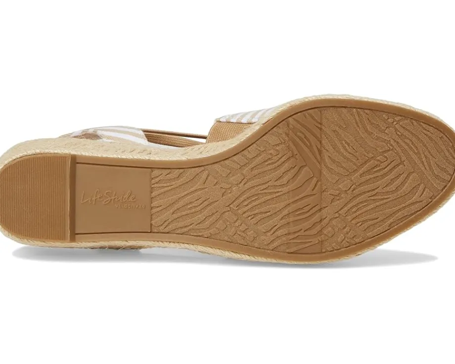 LifeStride Kennedy Tan/White Linen Stripe Online