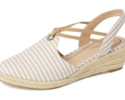 LifeStride Kennedy Tan/White Linen Stripe Online