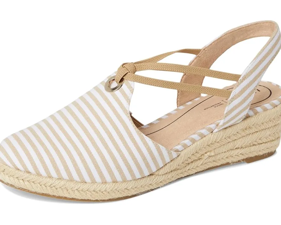 LifeStride Kennedy Tan/White Linen Stripe Online