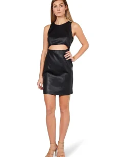 Women Bebe Keyhole Dress