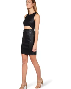 Women Bebe Keyhole Dress