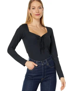 Women Lucky Brand Keyhole Halter Top