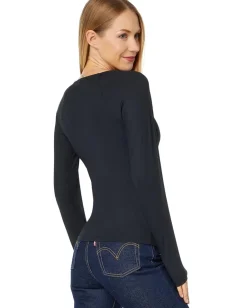 Women Lucky Brand Keyhole Halter Top