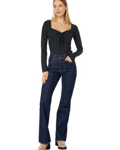 Women Lucky Brand Keyhole Halter Top