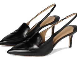 Women Lauren Ralph Lauren Khloe Leather Slingback Loafers Pumps