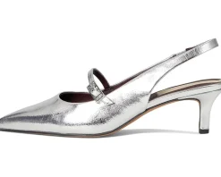 Women Franco Sarto Khloe Pointed Toe Slingback Kitten Heel