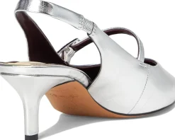 Women Franco Sarto Khloe Pointed Toe Slingback Kitten Heel