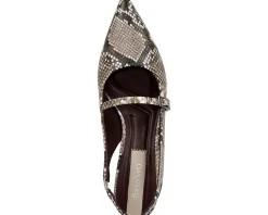 Women Franco Sarto Khloe Pointed Toe Slingback Kitten Heel