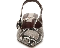 Women Franco Sarto Khloe Pointed Toe Slingback Kitten Heel