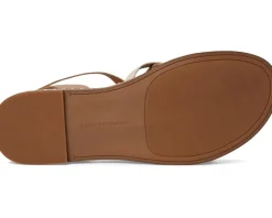 Women Lucky Brand Kielly Cross Strap Flat Sandals