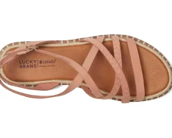 Lucky Brand Kielly Cross Strap Flat Sandals Bellini Discount