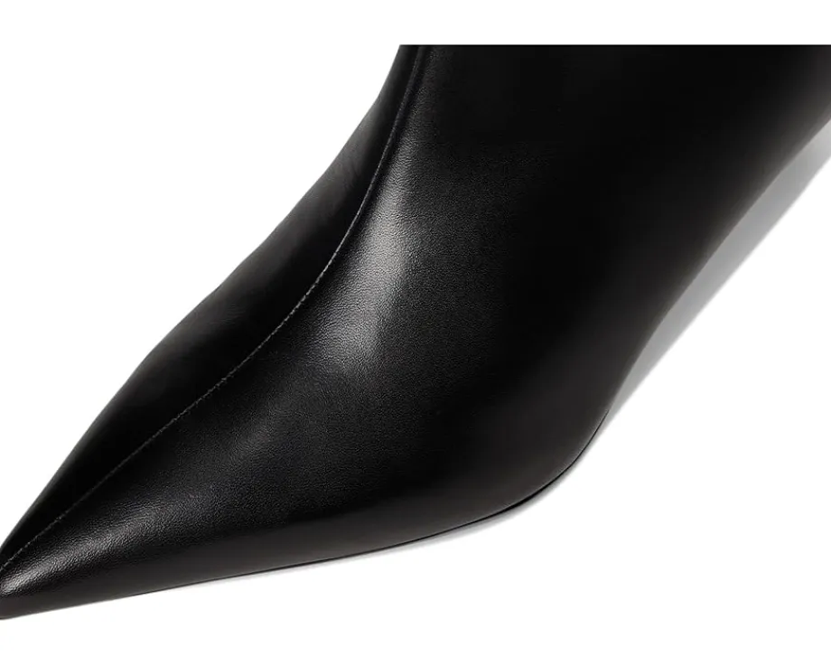 Free People Kiki Kitten Heel Boots Black Leather Best